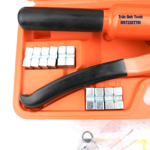 Kìm ép cos thủy lực Kapusi Japan kích cỡ khuôn từ 4-70mm, kìm bấm cos ép cốt thủy lực cao cấp bảo hành 12 tháng