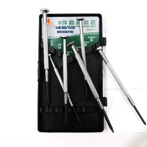 Bộ Tô Vít Wynn's, Tuốc nơ vít 6 chiếc tô vít Sửa Điện Thoại, Mở Laptop, Mắt Kính, Đồng Hồ