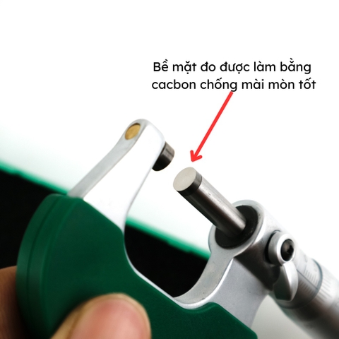 Panme đo ngoài cao cấp Wynn's W580A dải đo 0-25mm, Thước kẹp cơ khí chuyên dụng đo đường kính, đo dây đồng