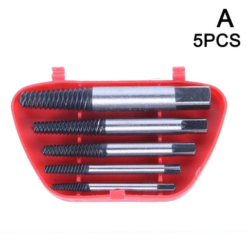 Bộ mũi vít nhổ ốc gãy 5 6 chi tiết, Bộ tháo bu lông ốc vít trờn ren, tháo ốc vít gãy