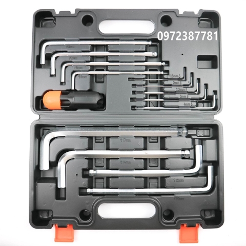 Bộ lục giác 13 chi tiết Kapusi K-0842