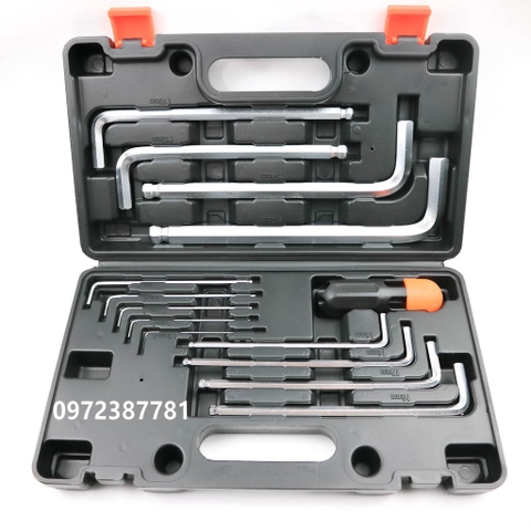 Bộ lục giác 13 chi tiết Kapusi K-0842