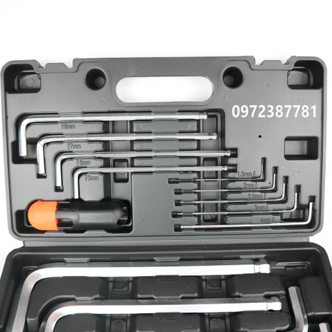 Bộ lục giác 13 chi tiết Kapusi K-0842