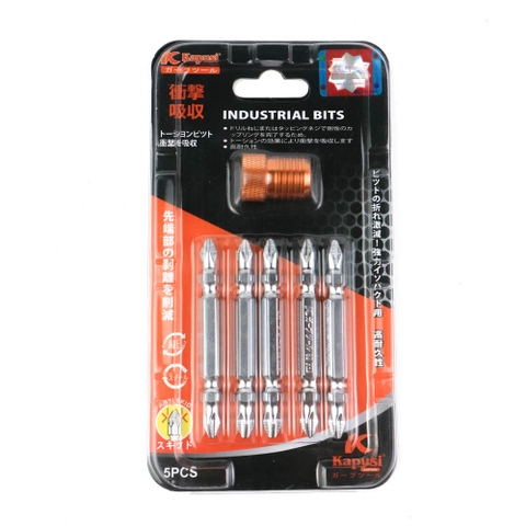 Bộ mũi bắn vít có đầu từ cỡ lớn siêu cứng Kapusi Japan, mũi bắt vít đầu từ chất liệu S2 cao cấp