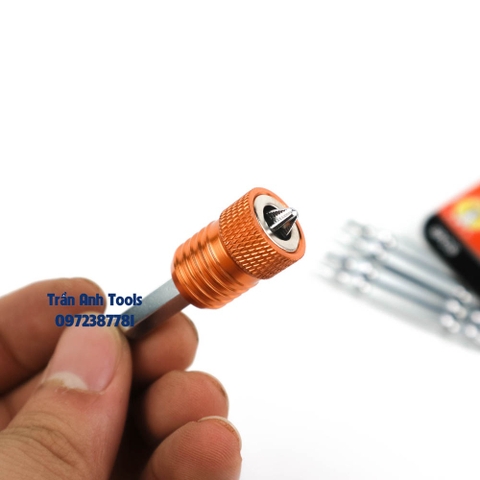 Bộ mũi bắn vít có đầu từ cỡ lớn siêu cứng Kapusi Japan, mũi bắt vít đầu từ chất liệu S2 cao cấp