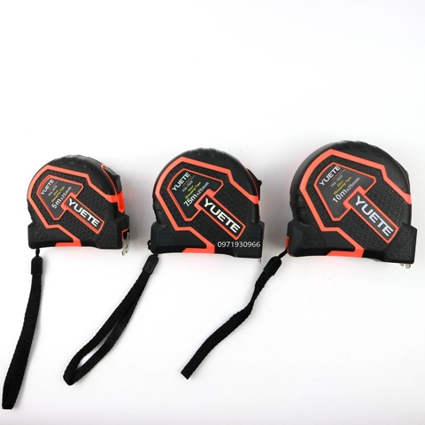 Thước mét YUETE chĩnh hãng chống va đập siêu bền đủ cỡ, Thước cuộn cao cấp siêu bền