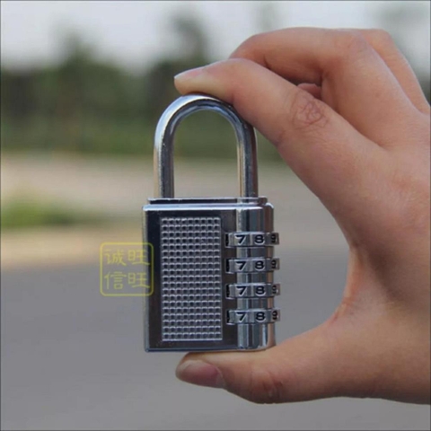 Ổ Khóa Mã Số 4 Chữ Số, Không Cần Chìa, Chất Liệu Thép Không Gỉ