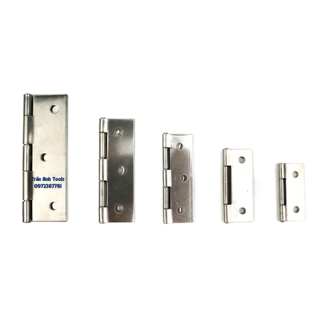Bản lề lá inox 37mm - 90mm, sắt 37mm - 97mm