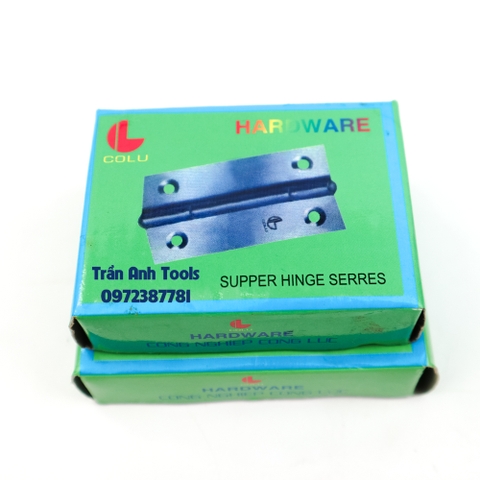 Bản lề lá inox 37mm - 90mm, sắt 37mm - 97mm