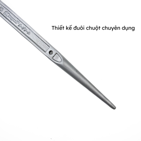 Cờ lê đuôi chuột trắng, cờ lê giàn giáo tự động đảo chiều Kapusi thép cao cấp CR-V, tuýp dàn giáo đa năng 2 đầu