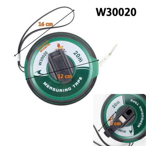 Thước cuộn dây thép chiều dài 20M 50M Wynn's Tools