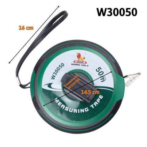 Thước cuộn dây thép chiều dài 20M 50M Wynn's Tools