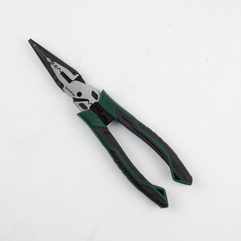 Kìm Mũi Nhọn Đa Năng W3461 200mm Thép Hợp Kim Có Lưỡi Cắt Tay Cầm Chống Trượt Wynns Kìm Điện Cơ Khí Chính Hãng