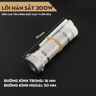 Lõi nhiệt, ruột mỏ hàn, bộ gia nhiệt thay thế mỏ hàn công suất lớn 30W-300W kiểu gia nhiệt ngoài