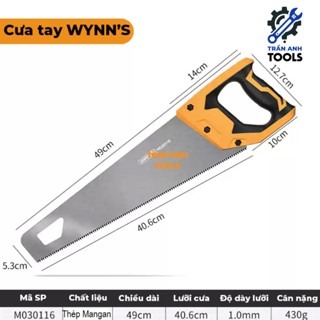 Cưa gỗ cầm tay Wynn's chính hãng 350mm 400mm 450mm 500mm