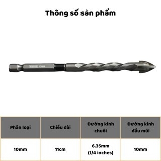 Mũi Khoan Đa Năng Cao Cấp Đá Gạch Men Gốm Sứ Thủy Tinh Wynn's 6mm 8mm 10mm 12mm