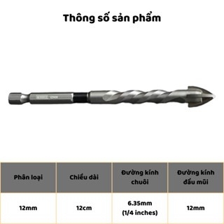 Mũi Khoan Đa Năng Cao Cấp Đá Gạch Men Gốm Sứ Thủy Tinh Wynn's 6mm 8mm 10mm 12mm