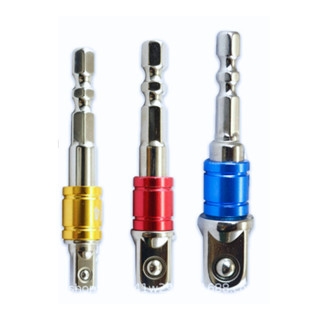 Đầu Chuyển Vặn Vít (1/4) Sang Đầu Vặn Bulong (1/4 3/8 1/2) Cao Cấp