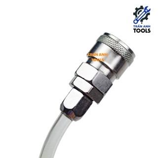 Dây hơi xoắn PU 8mm khí nén STAKA có sẵn hai đầu cắm, dây hơi chịu áp cao chiều dài 6 9 12m