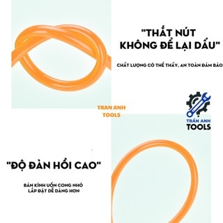 Dây hơi xoắn PU 8mm khí nén STAKA có sẵn hai đầu cắm, dây hơi chịu áp cao chiều dài 6 9 12m