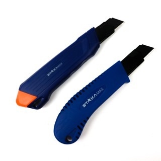 Dao rọc giấy cỡ lớn 18mm sắc bén màu xanh cao cấp Staka siêu nhẹ siêu bền dao trổ hàng chất lượng cao