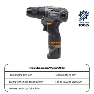 Máy Khoan Pin Không Chổi Than 12V Wynn's WS4130 - Khoan Cầm Tay, Bắt Vít, Đa Năng