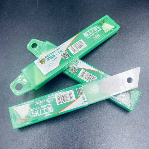 Hộp dao rọc giấy Berrylion 10 chiếc chính hãng chất liệu thép không gỉ siêu bền