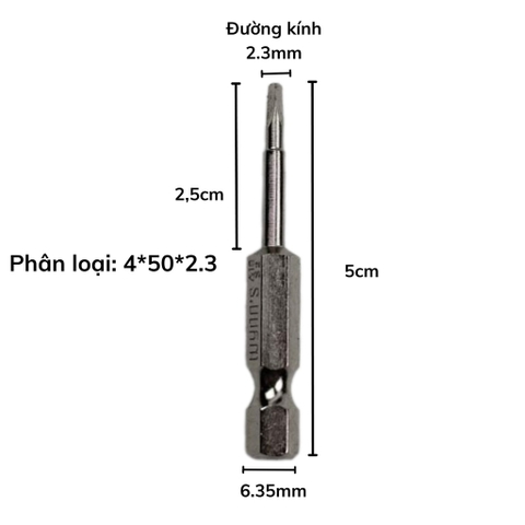 Mũi bắt vít đầu tam giác dùng cho tua vít, tô vít điện Wynn's Tools