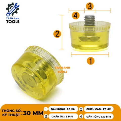 Đầu Nút Ốc Có Đệm Cao Su Hai Đầu Wynn’s – Phụ Kiện Ốc Chống Va Đập, Bảo Vệ Linh Kiện Hiệu Quả