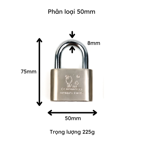 Ổ khóa treo tròn cao cấp Wynn's kích cỡ 40mm 50mm 60mm gia công tinh xảo, khóa treo chống trộm bảo vệ nhà cửa