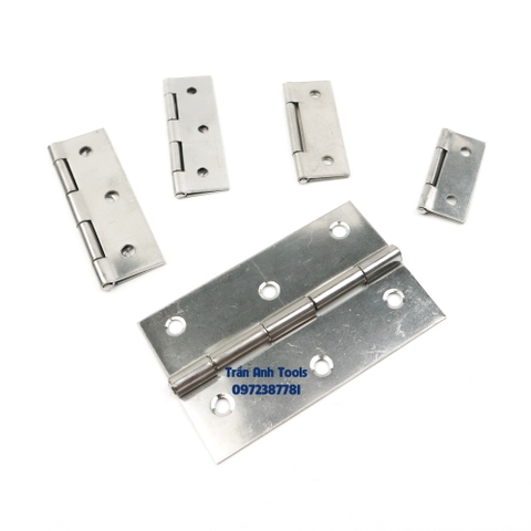 Bản lề lá inox 37mm - 90mm, sắt 37mm - 97mm