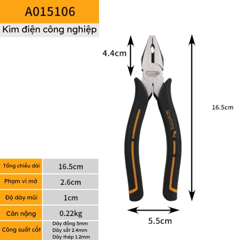 Kìm điện kìm bằng Wynn's kích cỡ 6' 8' chất liệu thép CRV thiết kế kiểu mới,kềm điện chất lượng cao đa năng tiện dụng