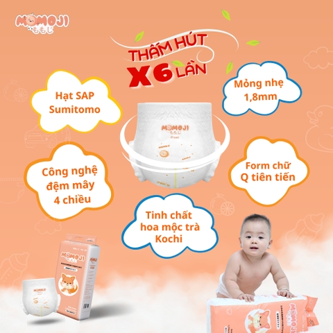 Sự thật về bỉm Momoji siêu thấm hút