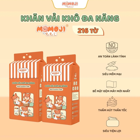 Khăn vải khô đa năng Momoji