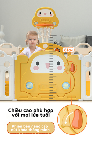 Quây cũi nhựa gấp gọn Momii mới nhất 2023