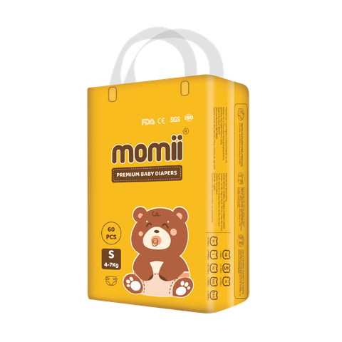 Tã/Bỉm Dán Momii Mỏng, Thoáng, Thấm Hút Tốt Cho Bé Yêu