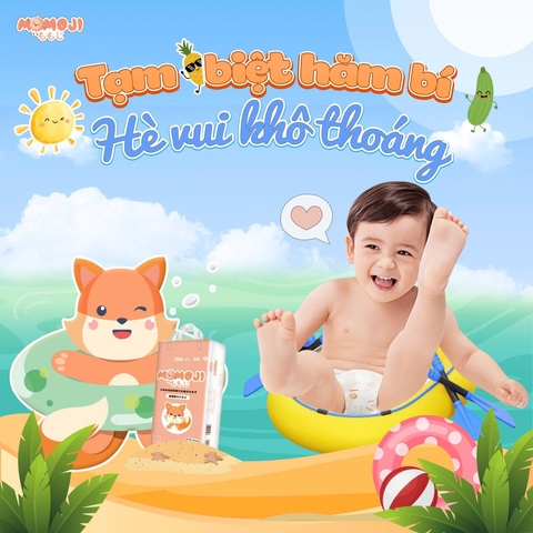 [PHIÊN BẢN NÂNG CẤP] Tã Bỉm Quần Momoji Extra Soft Siêu thấm hút M56/L54/XL50/XXL48/XXXL44
