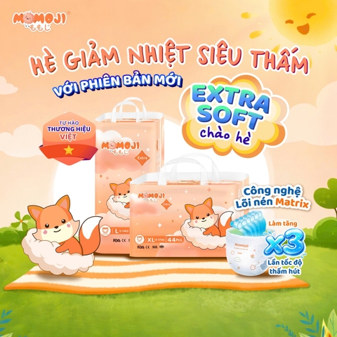 TÃ BỈM MOMOJI SIÊU THẤM HÚT PHIÊN BẢN EXTRA SOFT MỚI MÙA HÈ 2026