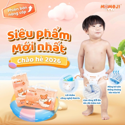 TÃ BỈM MOMOJI SIÊU THẤM HÚT PHIÊN BẢN EXTRA SOFT MỚI MÙA HÈ 2026