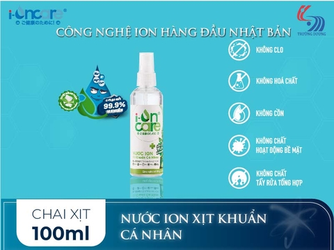 Nước ION Xịt cá nhân