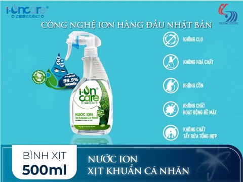 Nước ION Xịt khuẩn cá nhân
