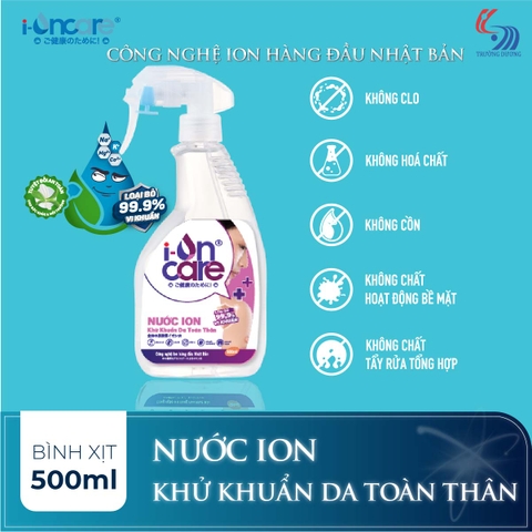 Nước ION Xịt khử khuẩn da toàn thân
