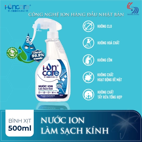 Nước ION Làm sạch kính