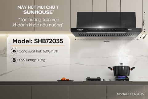 Máy hút mùi Sunhouse SHB 72035