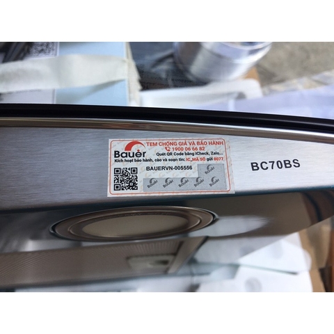 Hút mùi Bauer 70BS