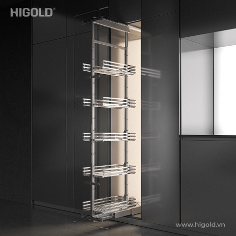 Tủ đồ khô giỏ nan tròn cánh kéo HIGOLD 201146 300mm