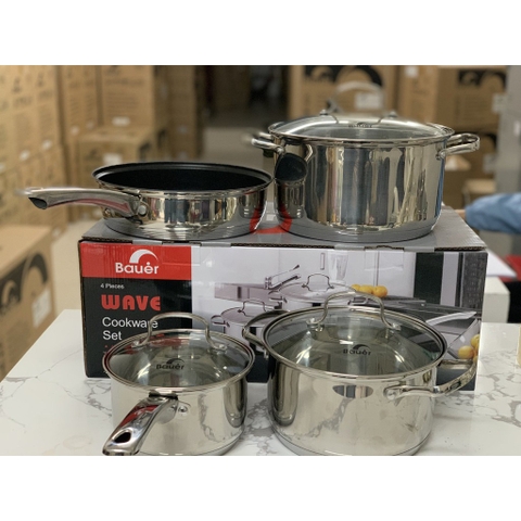 Bộ nồi Bauer Wave 4 món