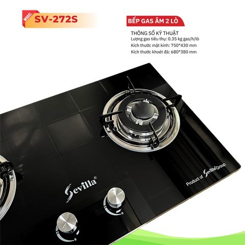 Bếp gas âm Sevilla SV-272S