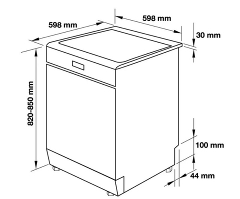 MÁY RỬA BÁT KAFF D65ERIS