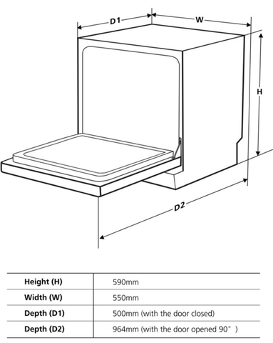 MÁY RỬA BÁT KAFF SW800